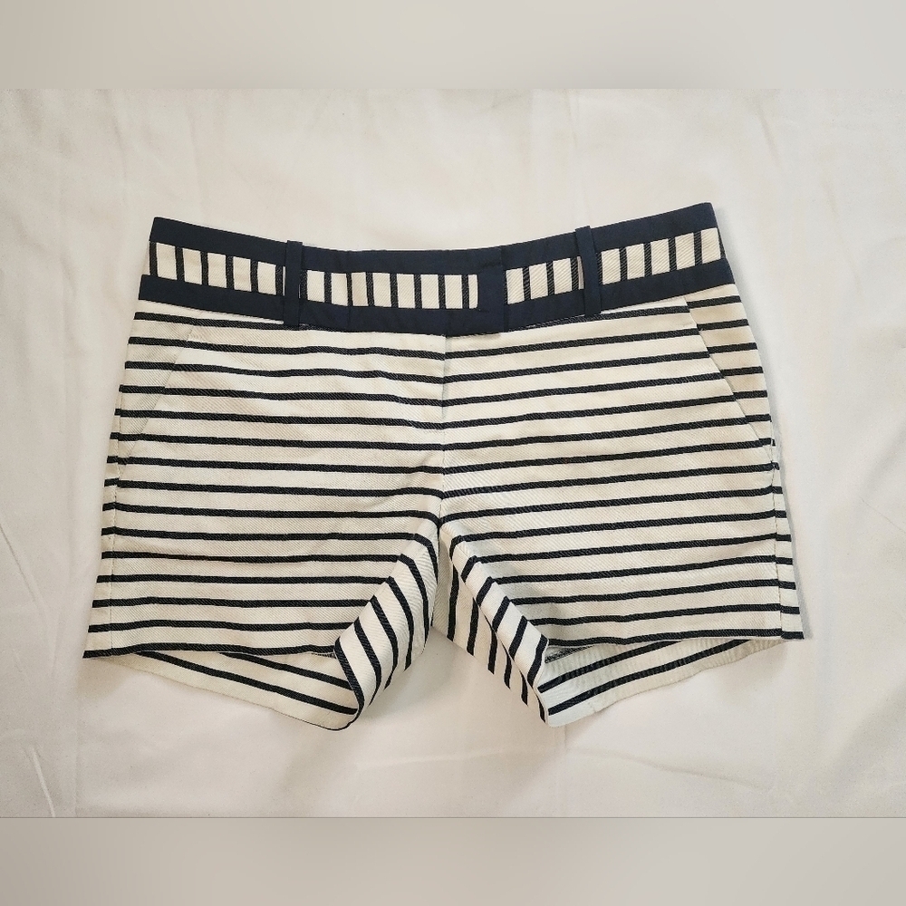The Limited Womens Striped Petite Shorts